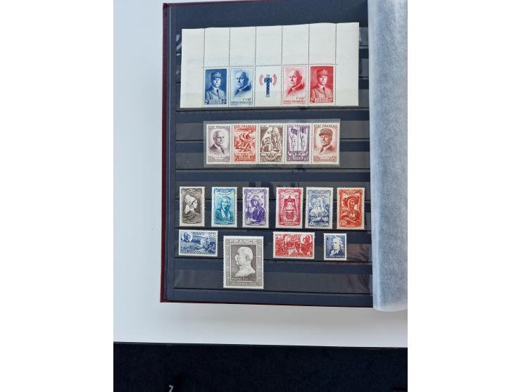 1849/1999 (ca.), mint never hinged/unused and used collection, incl. Postage Dues and French Colonies, some duplicates and a 