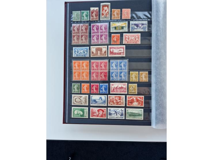 1849/1999 (ca.), mint never hinged/unused and used collection, incl. Postage Dues and French Colonies, some duplicates and a 