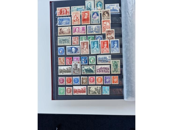 1849/1999 (ca.), mint never hinged/unused and used collection, incl. Postage Dues and French Colonies, some duplicates and a 