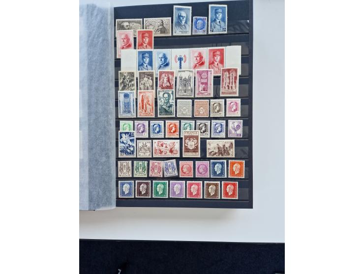 1849/1999 (ca.), mint never hinged/unused and used collection, incl. Postage Dues and French Colonies, some duplicates and a 