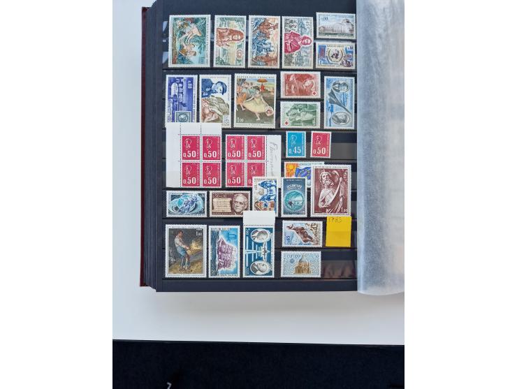 1849/1999 (ca.), mint never hinged/unused and used collection, incl. Postage Dues and French Colonies, some duplicates and a 