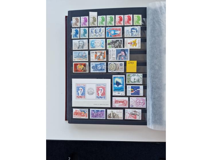 1849/1999 (ca.), mint never hinged/unused and used collection, incl. Postage Dues and French Colonies, some duplicates and a 