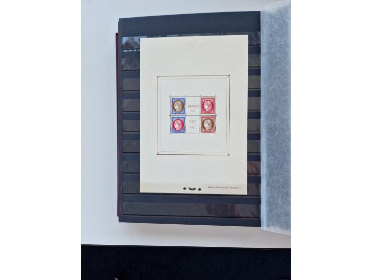 1849/1999 (ca.), mint never hinged/unused and used collection, incl. Postage Dues and French Colonies, some duplicates and a 