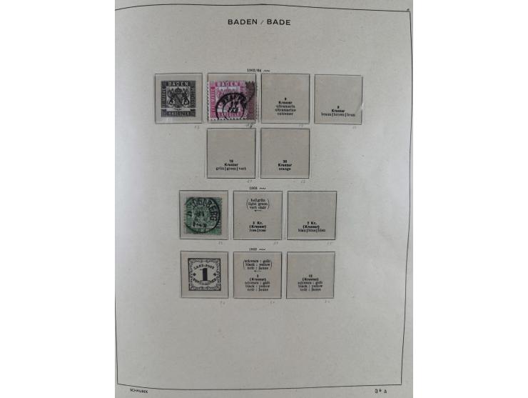 1840/1945, in den Hauptnummern fast komplette ungebrauchte und gestempelte Sammlung Deutsches Reich inkl. Dienstmarken ab Alt