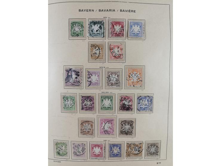 1840/1945, in den Hauptnummern fast komplette ungebrauchte und gestempelte Sammlung Deutsches Reich inkl. Dienstmarken ab Alt