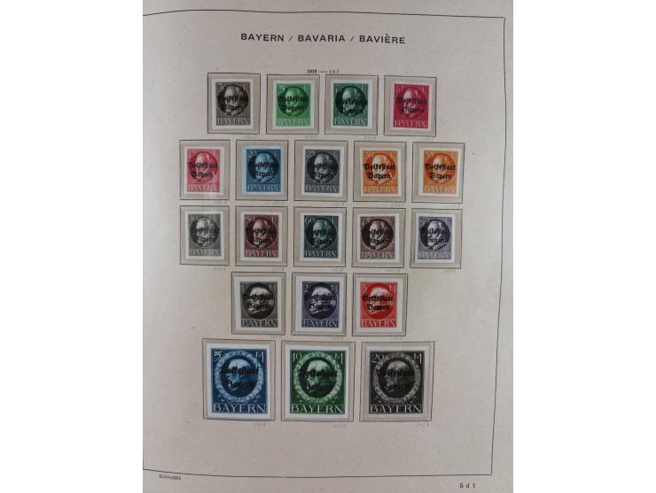 1840/1945, in den Hauptnummern fast komplette ungebrauchte und gestempelte Sammlung Deutsches Reich inkl. Dienstmarken ab Alt