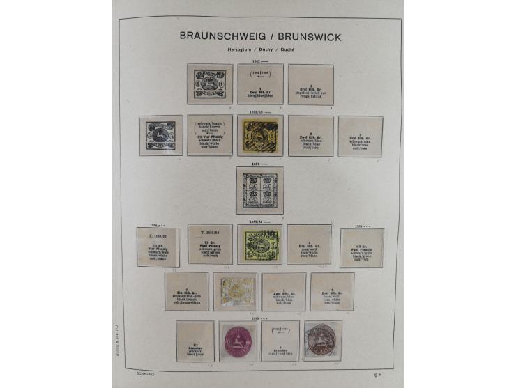 1840/1945, in den Hauptnummern fast komplette ungebrauchte und gestempelte Sammlung Deutsches Reich inkl. Dienstmarken ab Alt