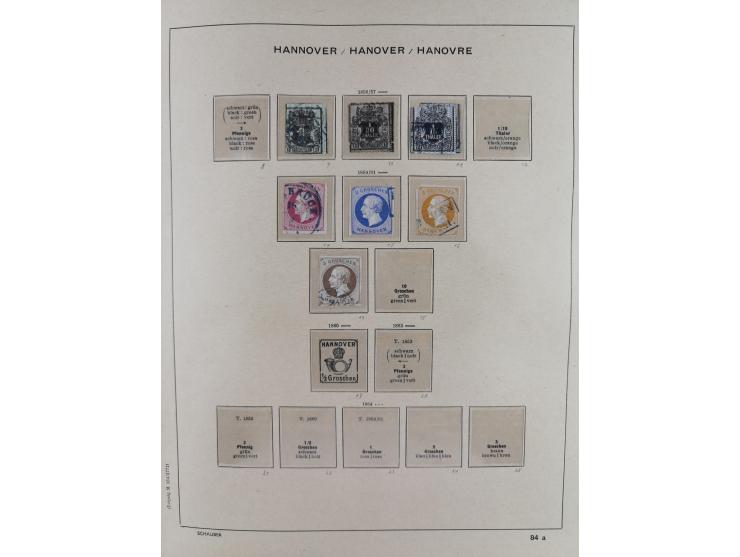 1840/1945, in den Hauptnummern fast komplette ungebrauchte und gestempelte Sammlung Deutsches Reich inkl. Dienstmarken ab Alt