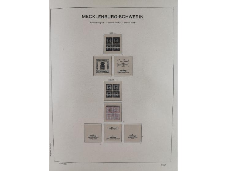 1840/1945, in den Hauptnummern fast komplette ungebrauchte und gestempelte Sammlung Deutsches Reich inkl. Dienstmarken ab Alt