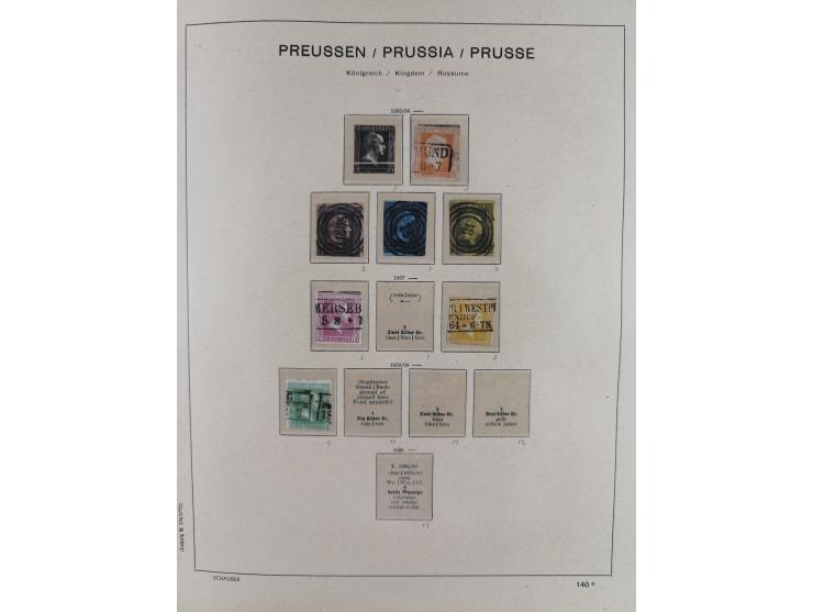 1840/1945, in den Hauptnummern fast komplette ungebrauchte und gestempelte Sammlung Deutsches Reich inkl. Dienstmarken ab Alt
