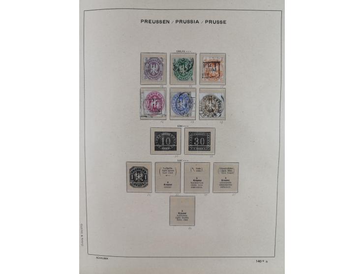 1840/1945, in den Hauptnummern fast komplette ungebrauchte und gestempelte Sammlung Deutsches Reich inkl. Dienstmarken ab Alt