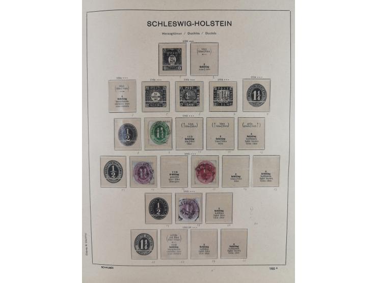 1840/1945, in den Hauptnummern fast komplette ungebrauchte und gestempelte Sammlung Deutsches Reich inkl. Dienstmarken ab Alt