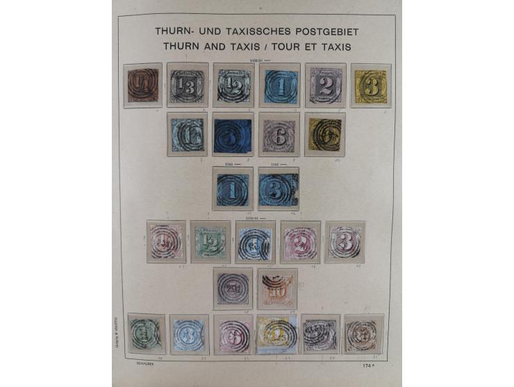 1840/1945, in den Hauptnummern fast komplette ungebrauchte und gestempelte Sammlung Deutsches Reich inkl. Dienstmarken ab Alt
