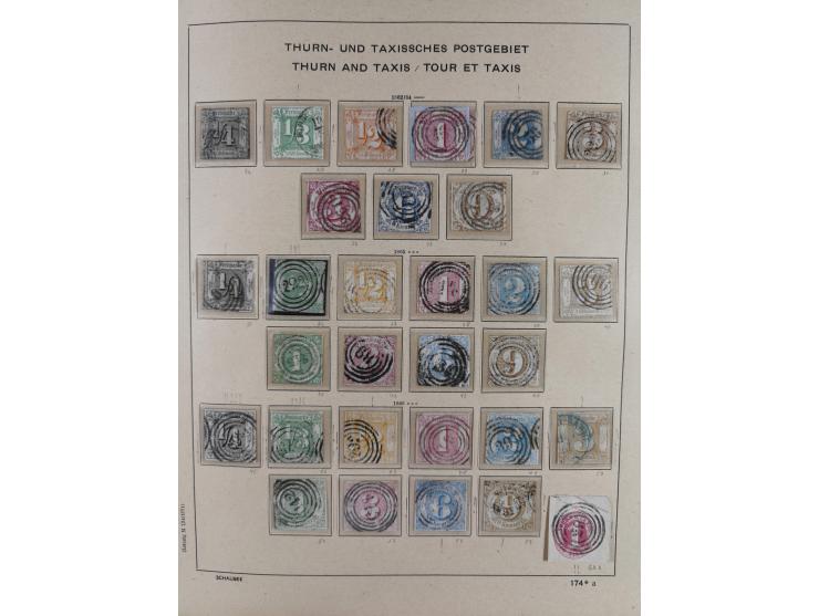 1840/1945, in den Hauptnummern fast komplette ungebrauchte und gestempelte Sammlung Deutsches Reich inkl. Dienstmarken ab Alt