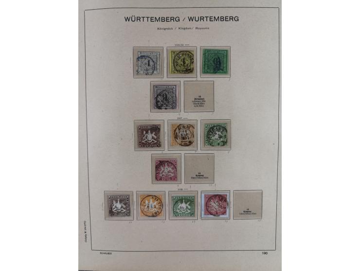 1840/1945, in den Hauptnummern fast komplette ungebrauchte und gestempelte Sammlung Deutsches Reich inkl. Dienstmarken ab Alt