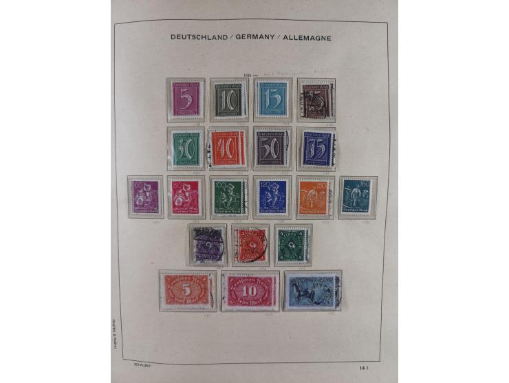 1840/1945, in den Hauptnummern fast komplette ungebrauchte und gestempelte Sammlung Deutsches Reich inkl. Dienstmarken ab Alt