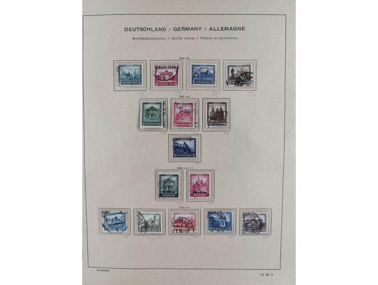 1840/1945, in den Hauptnummern fast komplette ungebrauchte und gestempelte Sammlung Deutsches Reich inkl. Dienstmarken ab Alt