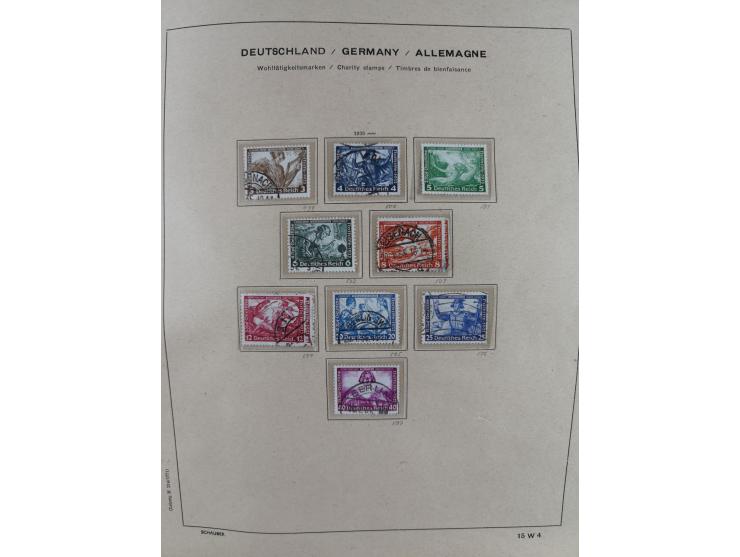 1840/1945, in den Hauptnummern fast komplette ungebrauchte und gestempelte Sammlung Deutsches Reich inkl. Dienstmarken ab Alt