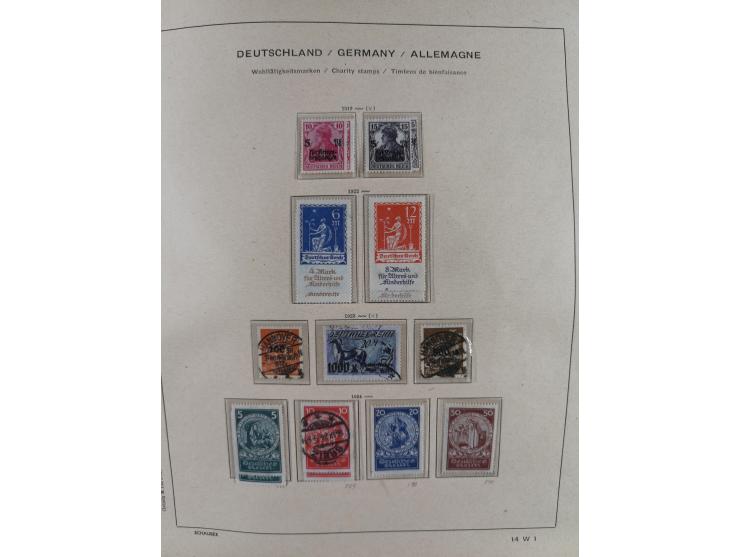 1840/1945, in den Hauptnummern fast komplette ungebrauchte und gestempelte Sammlung Deutsches Reich inkl. Dienstmarken ab Alt