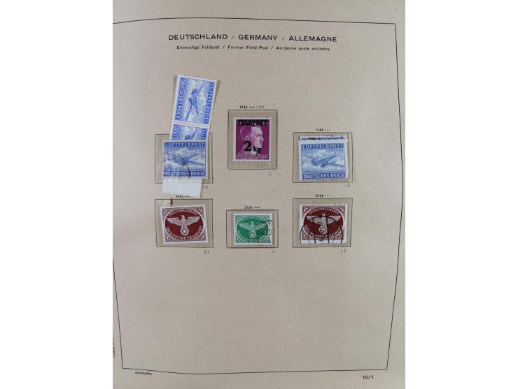 1840/1945, in den Hauptnummern fast komplette ungebrauchte und gestempelte Sammlung Deutsches Reich inkl. Dienstmarken ab Alt