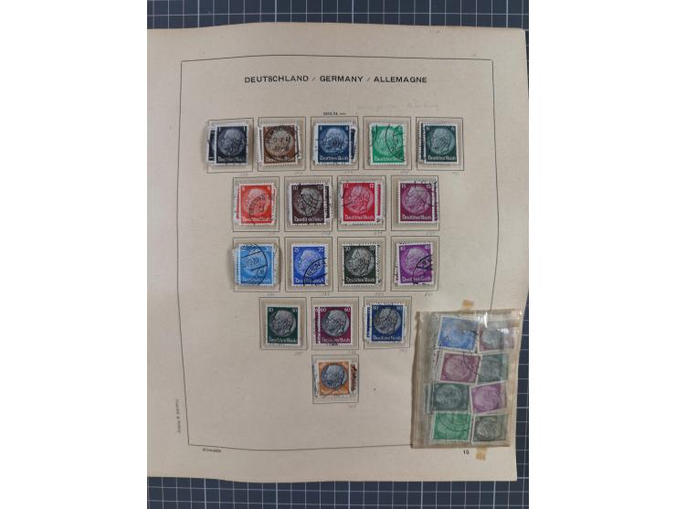 1840/1945, in den Hauptnummern fast komplette ungebrauchte und gestempelte Sammlung Deutsches Reich inkl. Dienstmarken ab Alt