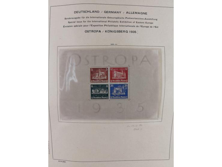 1840/1945, in den Hauptnummern fast komplette ungebrauchte und gestempelte Sammlung Deutsches Reich inkl. Dienstmarken ab Alt