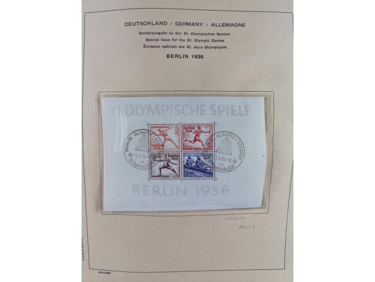 1840/1945, in den Hauptnummern fast komplette ungebrauchte und gestempelte Sammlung Deutsches Reich inkl. Dienstmarken ab Alt