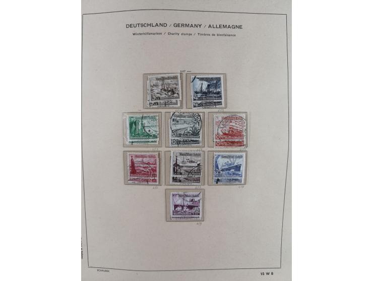 1840/1945, in den Hauptnummern fast komplette ungebrauchte und gestempelte Sammlung Deutsches Reich inkl. Dienstmarken ab Alt