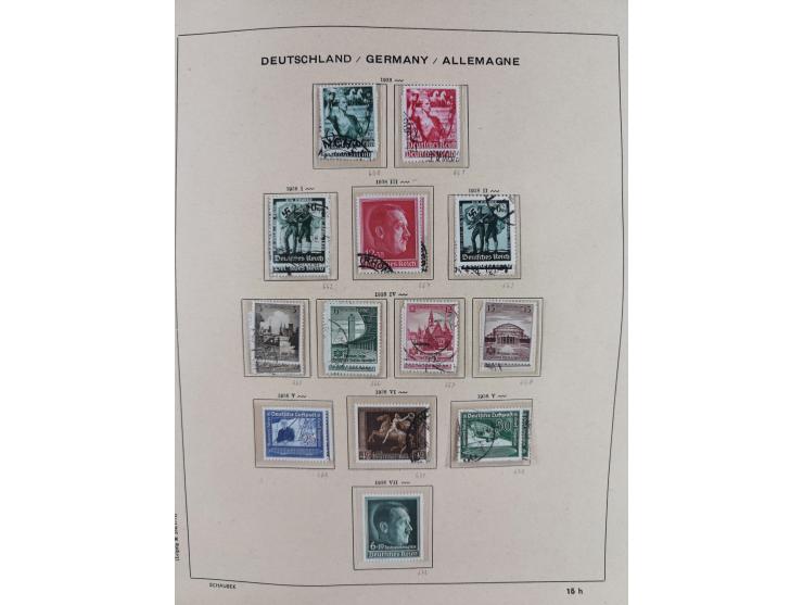 1840/1945, in den Hauptnummern fast komplette ungebrauchte und gestempelte Sammlung Deutsches Reich inkl. Dienstmarken ab Alt