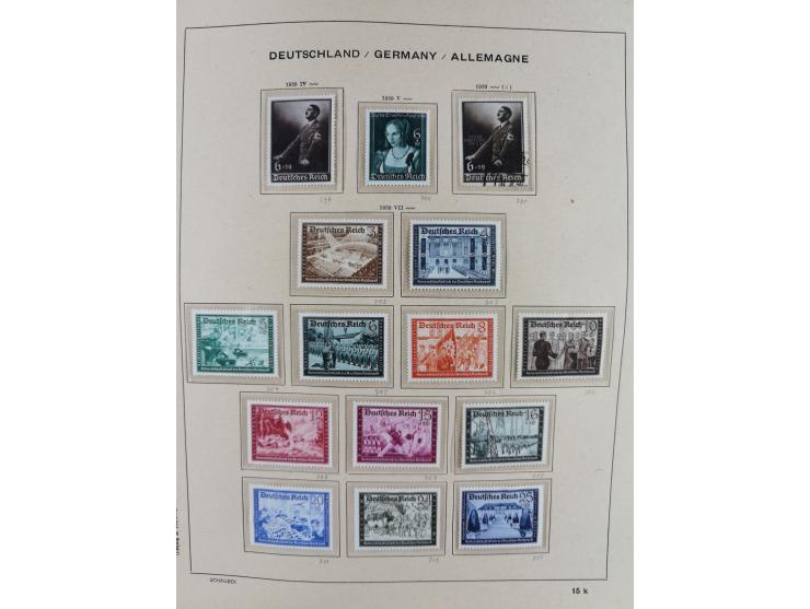 1840/1945, in den Hauptnummern fast komplette ungebrauchte und gestempelte Sammlung Deutsches Reich inkl. Dienstmarken ab Alt