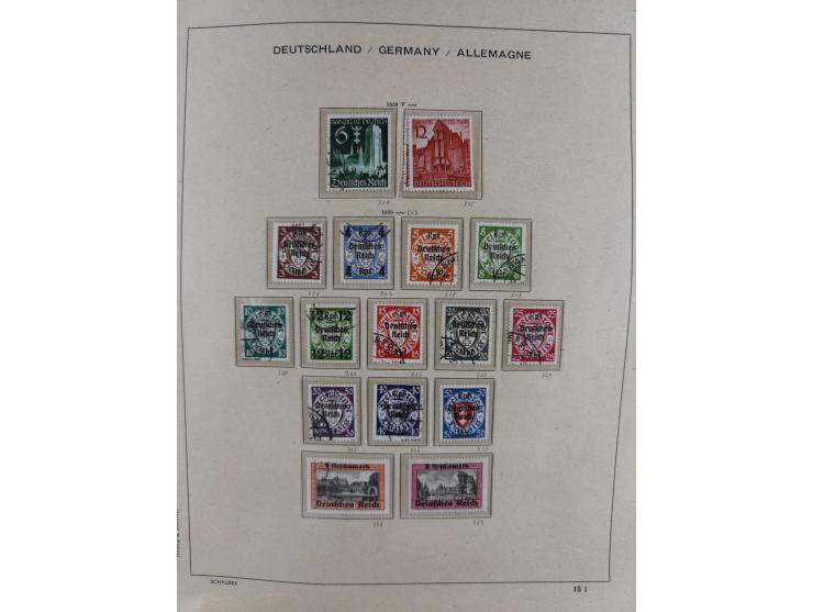 1840/1945, in den Hauptnummern fast komplette ungebrauchte und gestempelte Sammlung Deutsches Reich inkl. Dienstmarken ab Alt