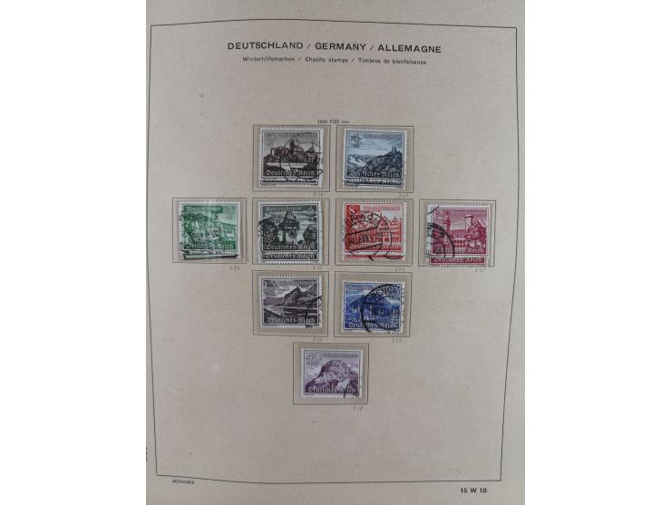 1840/1945, in den Hauptnummern fast komplette ungebrauchte und gestempelte Sammlung Deutsches Reich inkl. Dienstmarken ab Alt