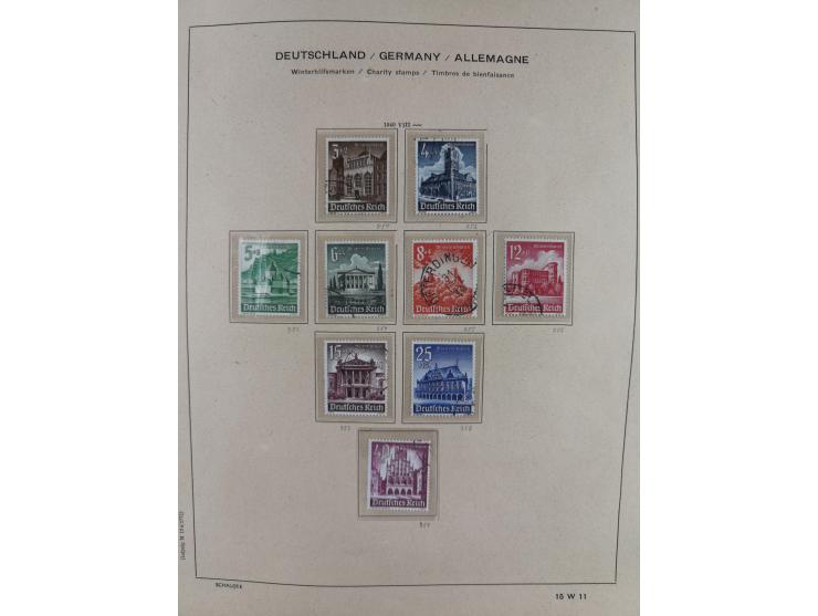 1840/1945, in den Hauptnummern fast komplette ungebrauchte und gestempelte Sammlung Deutsches Reich inkl. Dienstmarken ab Alt