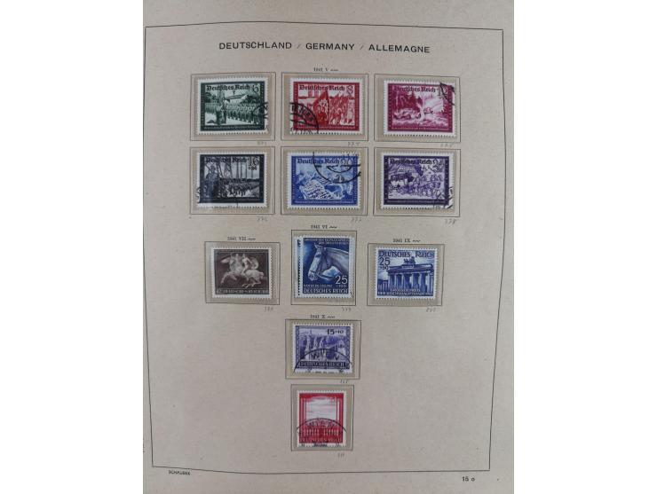 1840/1945, in den Hauptnummern fast komplette ungebrauchte und gestempelte Sammlung Deutsches Reich inkl. Dienstmarken ab Alt