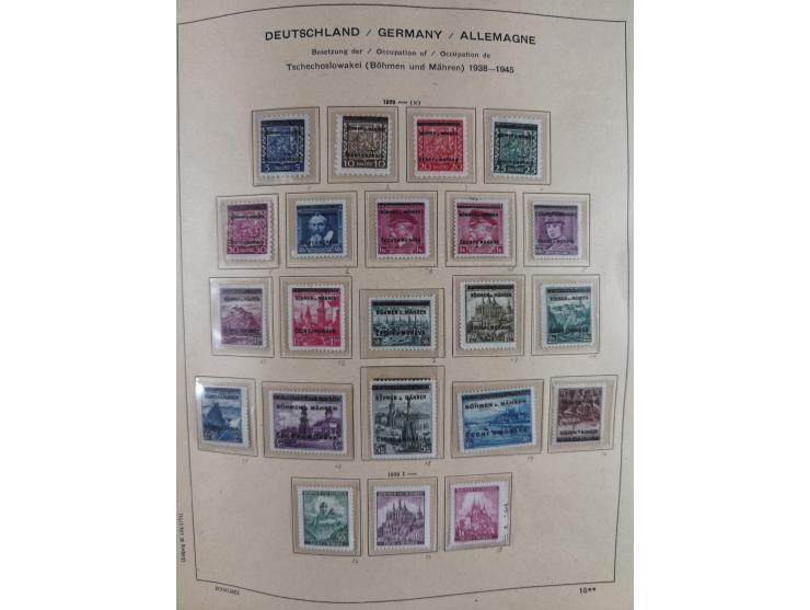 1840/1945, in den Hauptnummern fast komplette ungebrauchte und gestempelte Sammlung Deutsches Reich inkl. Dienstmarken ab Alt