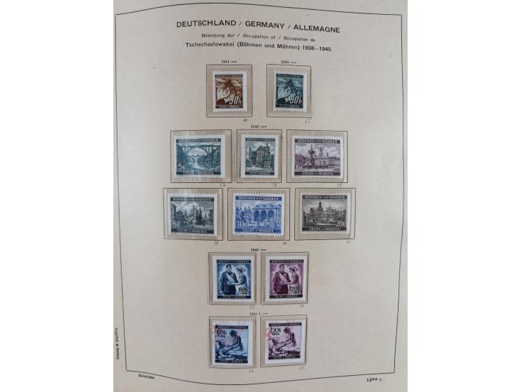 1840/1945, in den Hauptnummern fast komplette ungebrauchte und gestempelte Sammlung Deutsches Reich inkl. Dienstmarken ab Alt