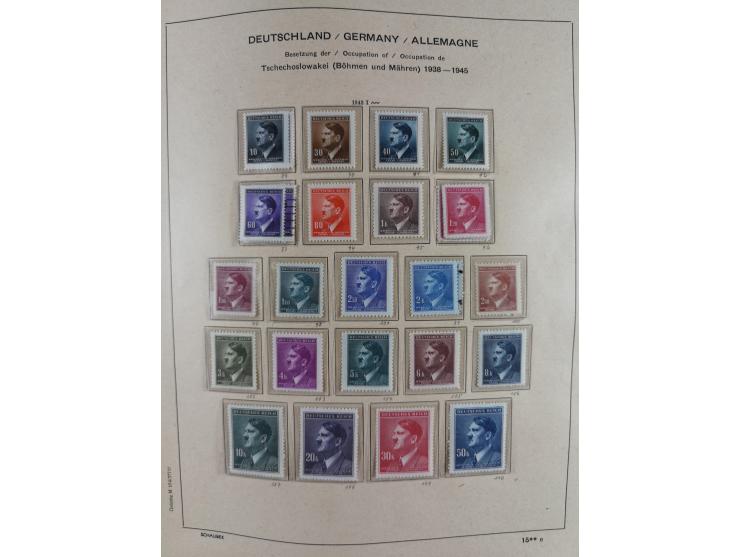 1840/1945, in den Hauptnummern fast komplette ungebrauchte und gestempelte Sammlung Deutsches Reich inkl. Dienstmarken ab Alt