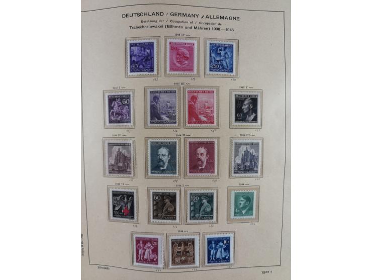 1840/1945, in den Hauptnummern fast komplette ungebrauchte und gestempelte Sammlung Deutsches Reich inkl. Dienstmarken ab Alt