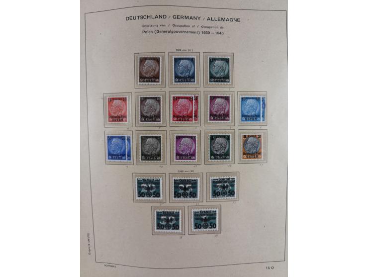 1840/1945, in den Hauptnummern fast komplette ungebrauchte und gestempelte Sammlung Deutsches Reich inkl. Dienstmarken ab Alt