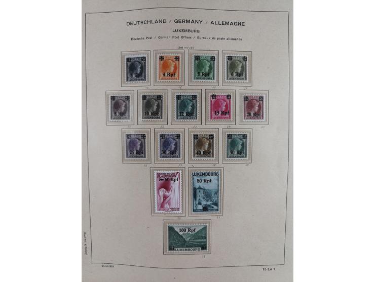 1840/1945, in den Hauptnummern fast komplette ungebrauchte und gestempelte Sammlung Deutsches Reich inkl. Dienstmarken ab Alt