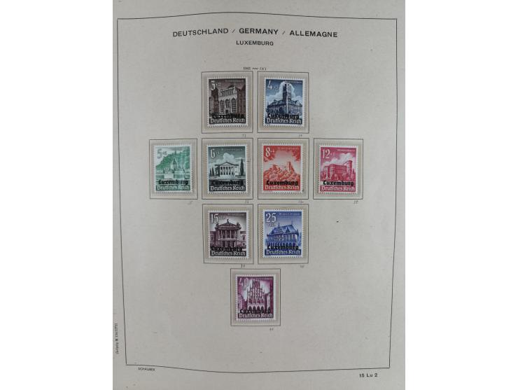 1840/1945, in den Hauptnummern fast komplette ungebrauchte und gestempelte Sammlung Deutsches Reich inkl. Dienstmarken ab Alt