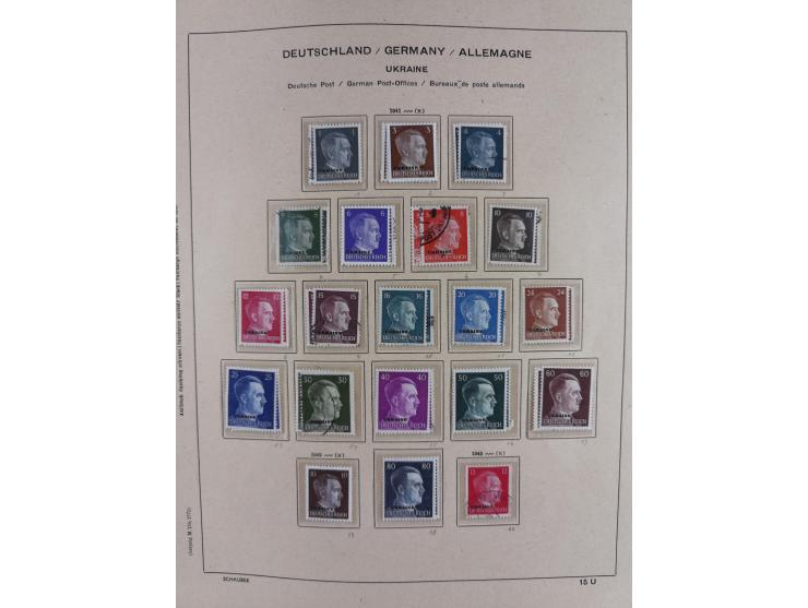 1840/1945, in den Hauptnummern fast komplette ungebrauchte und gestempelte Sammlung Deutsches Reich inkl. Dienstmarken ab Alt