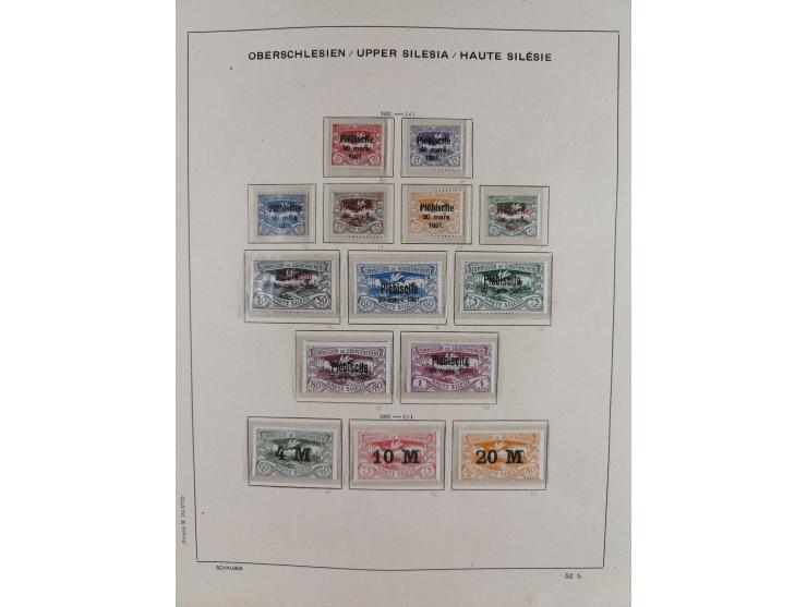 1840/1945, in den Hauptnummern fast komplette ungebrauchte und gestempelte Sammlung Deutsches Reich inkl. Dienstmarken ab Alt