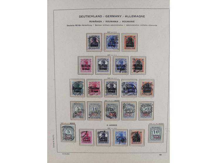 1840/1945, in den Hauptnummern fast komplette ungebrauchte und gestempelte Sammlung Deutsches Reich inkl. Dienstmarken ab Alt