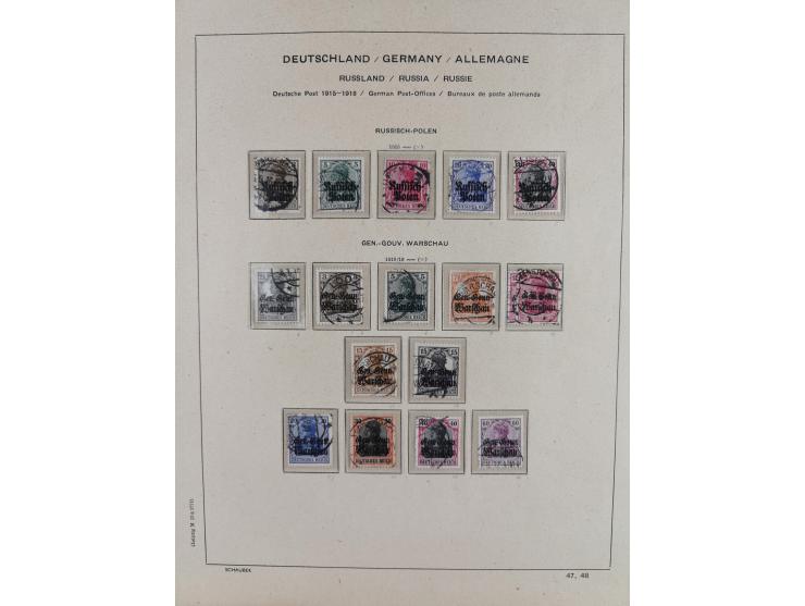 1840/1945, in den Hauptnummern fast komplette ungebrauchte und gestempelte Sammlung Deutsches Reich inkl. Dienstmarken ab Alt