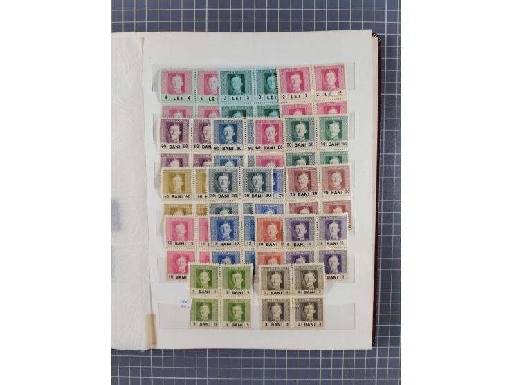 1850/1918 (ca.), postfrische, ungebrauchte und gestempelte Partie in vier Steckbüchern, dabei Stempel, Besonderheiten, ungezä