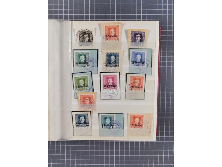 1850/1918 (ca.), postfrische, ungebrauchte und gestempelte Partie in vier Steckbüchern, dabei Stempel, Besonderheiten, ungezä