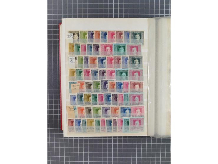 1850/1918 (ca.), postfrische, ungebrauchte und gestempelte Partie in vier Steckbüchern, dabei Stempel, Besonderheiten, ungezä