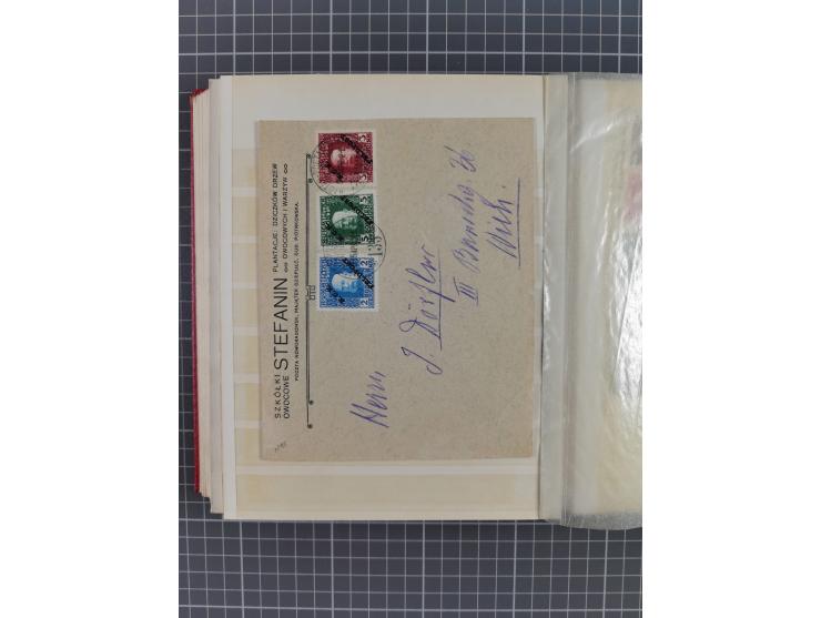 1850/1918 (ca.), postfrische, ungebrauchte und gestempelte Partie in vier Steckbüchern, dabei Stempel, Besonderheiten, ungezä