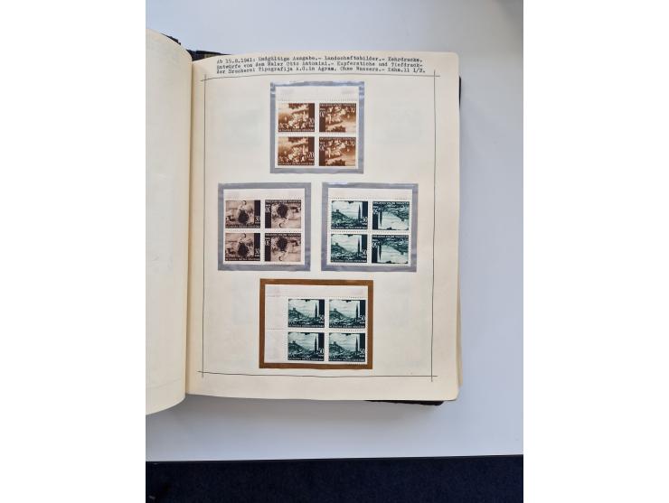 Yugoslavia and Croatia: 1919/44, unused and used old collection, partly specialized with multiples and varieties, some items 